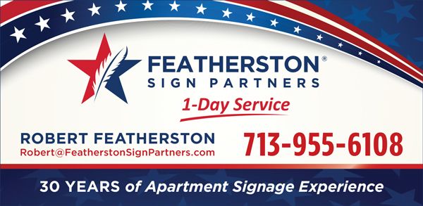 Featherston Sign Partners Ad created by the Tell Your Tale Graphic Design team.