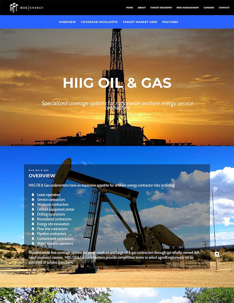 HIIG Energy - oil & gas page