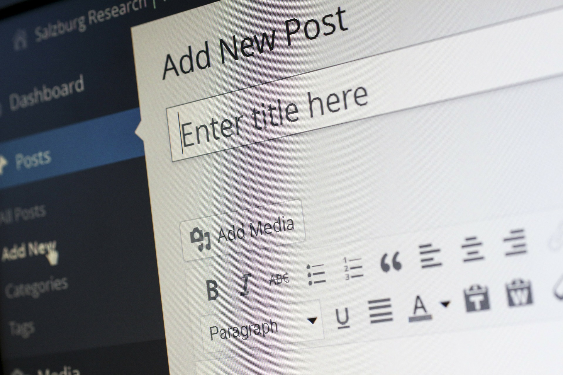 WordPress blogs offer easy ways to generate content.