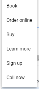 Google My Business Post Button Options to encourage action by visitor