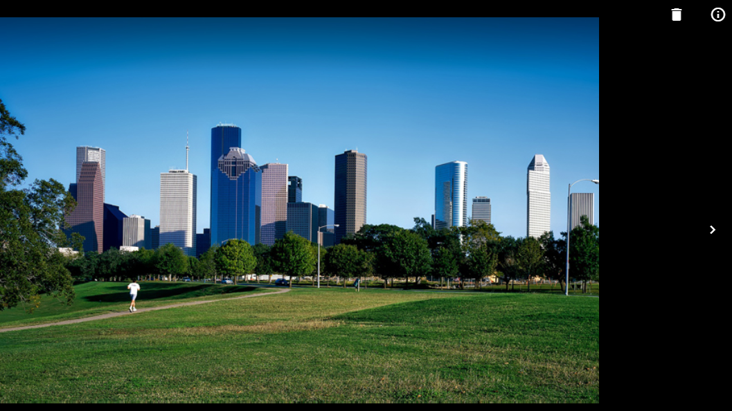 Houston skyline photo used in Google My Business for Houston-based business